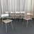 This set of six, mid-century modern "Gazelle" side dining chairs were manufactured by furniture maker Shelby Williams. The...