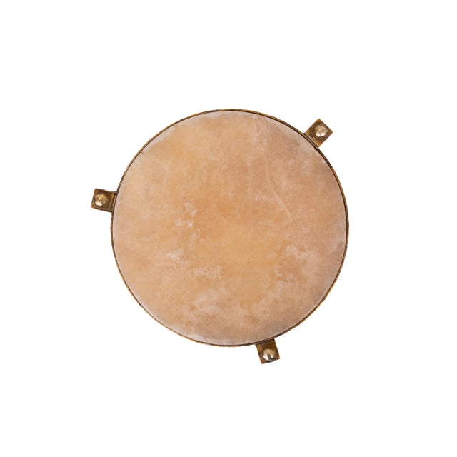 Hollywood Recency Nesting Tables in Brass, 1970, Set of 3 For Sale - Image 10 of 13