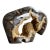 Calcite Crystal Septarian Buffalo Sculpture Carved Stone Masculine Rugged For Sale