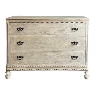 Faux Wood Design Chest For Sale
