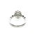 2010s Natural Colombian Emerald Diamond Ring 14k W Gold 0.80 TCW Certified, Size 6.5 For Sale - Image 5 of 9