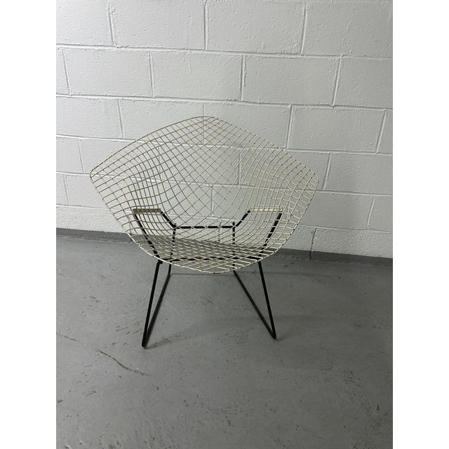Metal Diamond Lounge Chair by Harry Bertoia for Knoll Inc. / Knoll International, 1960s For Sale - Image 7 of 8