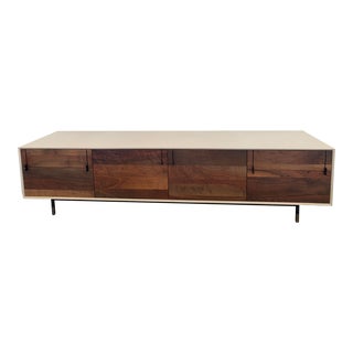 BDDW Lake Walnut Credenza For Sale