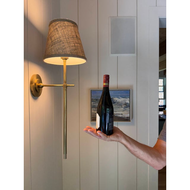 Visual Comfort 4 Visual Comfort Bryant Sconces --- Long Tail For Sale - Image 4 of 11
