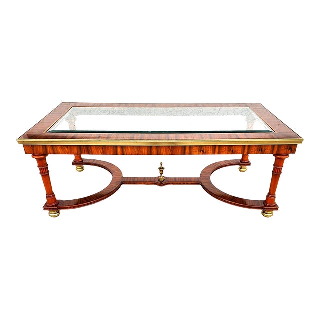 Maitland Smith French Empire Cocktail Table For Sale
