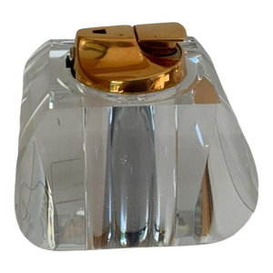 MCM Mid Century Modern Vintage 1970s Feliceantonio Botta Lucite Table Lighter – Ronson Varaflame Italy 1970s