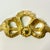 Brass Mid-Century Hollywood Regency Chippendale Boho Chic Brass Bow Decorative Wall Pediment For Sale - Image 8 of 11