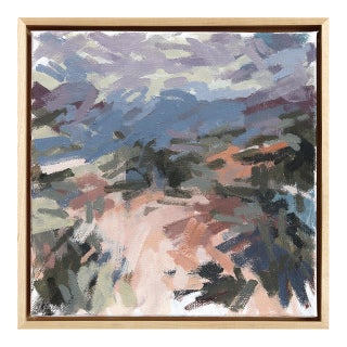 Wild West - Framed Contemporary Western Landscape Painting on Canvas by Taylor Pierce For Sale