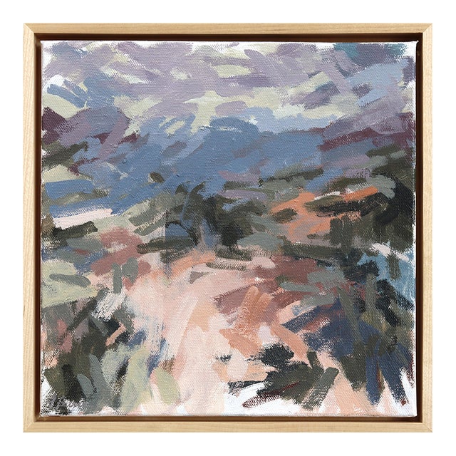 Wild West - Framed Contemporary Western Landscape Painting on Canvas by Taylor Pierce For Sale