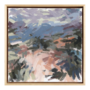 Wild West - Framed Contemporary Western Landscape Painting on Canvas by Taylor Pierce