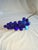 Cobalt Blue Murano Glass Drop Grape Cluster For Sale In San Antonio - Image 6 of 7