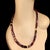 This is part of Chairish’s Fine Jewelry assortment. 23-Inch Graduated Natural Ruby Cube Necklace with 14K Gold Vermeil...