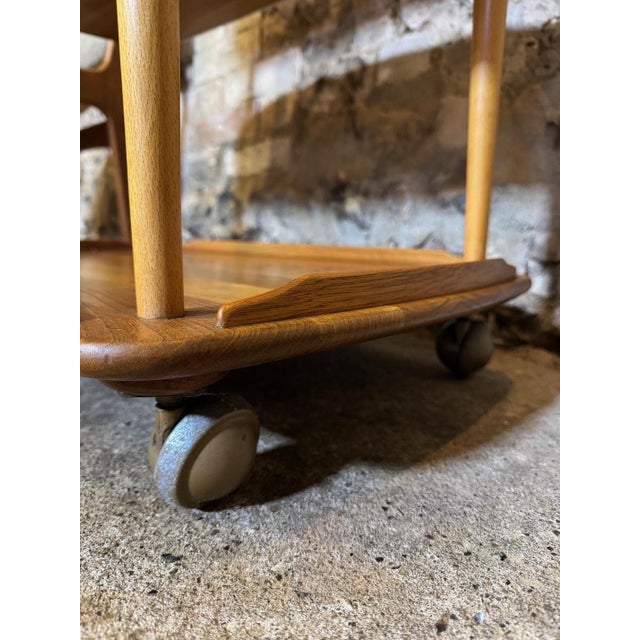 Ercol Vintage Blonde Drinks Trolley from Ercol, 1960s For Sale - Image 4 of 18