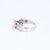 Gia Certified Princess Cut Diamond Engagement Ring in 18k White Gold - Size 5 For Sale - Image 4 of 9