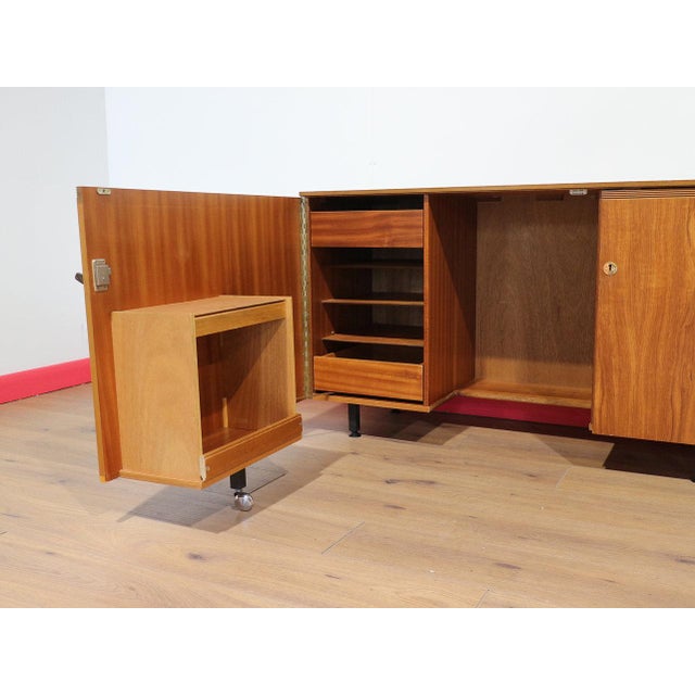 Mid Century Modern Vintage Teak Metamorphic Box Desk Danish Style For Sale - Image 10 of 15