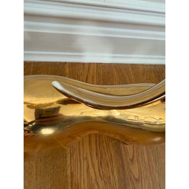 1970s 1970 Gold Horse Statue in the Style of Jaru For Sale - Image 5 of 8