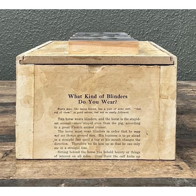 Vintage Original Mixed Media Jenga Box For Sale - Image 14 of 14