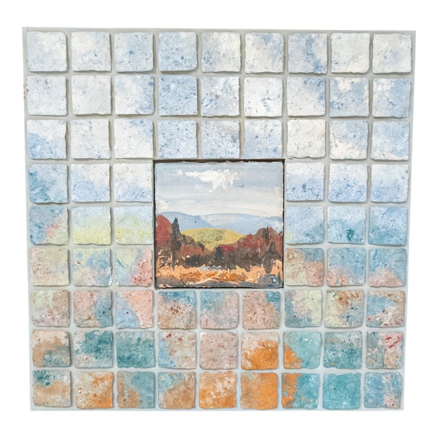 Mid-Century Contemporary Art Pottery Mosaic by Elizabeth Macdonald For Sale