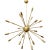 Stilnovo 24 Arm Brass Sputnik Chandelier For Sale - Image 10 of 10
