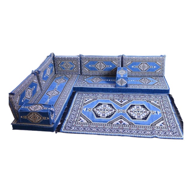 U-Shaped Couch Modular Arabic Floor Sofa Seating Set U-Shaped Couch For Sale