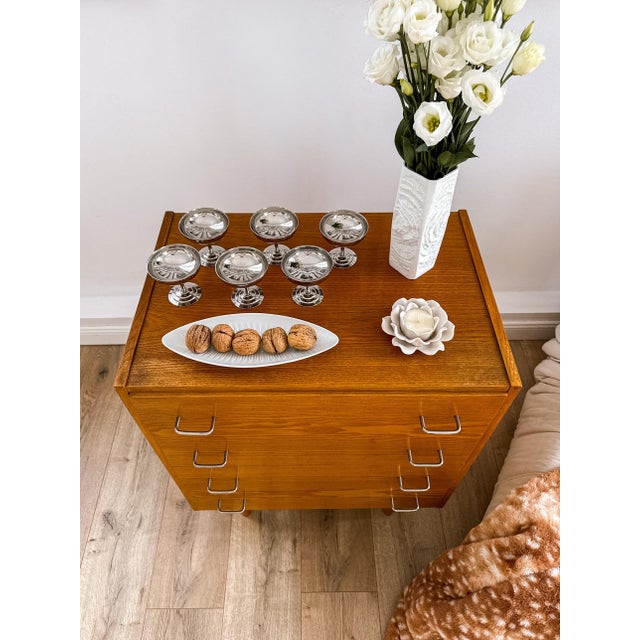 Mid-Century Modern Chest of Drawers in Ash, Czechoslovakia, 1960s For Sale - Image 6 of 18