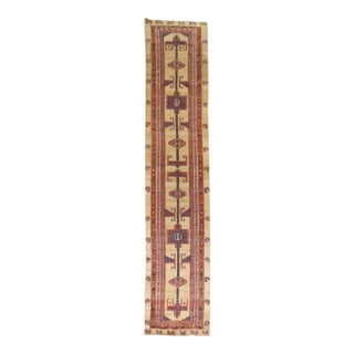 Early 20th Century Camel Hair Persian Serab Runner rug no.j3132 For Sale