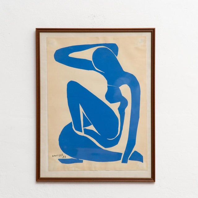 Color lithograph after the work by Henri Matisse, circa 1970. Signed in the stone. Edited by Edition des Nouvelles Images,...