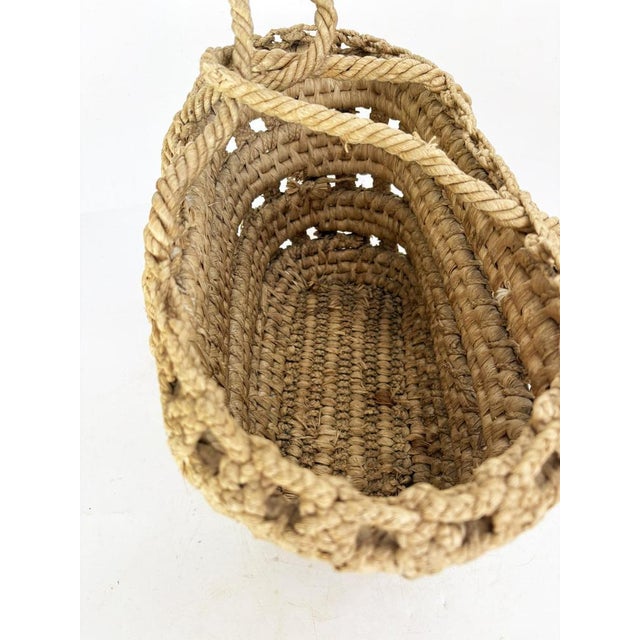 Textile Rope Basket, Saint-Tropez, France, 1970 For Sale - Image 7 of 15