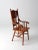 1990s Vintage Pressed Back Style Arm Chair For Sale - Image 5 of 12