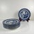 Blue Vintage English Dessert Plates with Asian Pattern, 1970, Set of 10 For Sale - Image 8 of 8