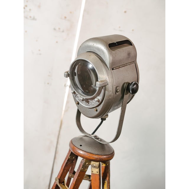 Vintage French Theater Spotlight Floor Lamp, 1950s For Sale - Image 18 of 18