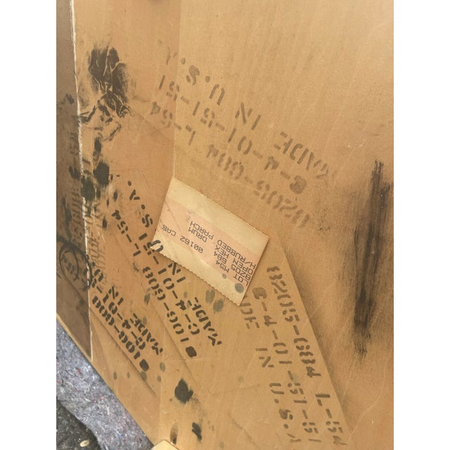 1980s 1980s Vintage Asian Inspired Lacquered Side Table For Sale - Image 5 of 5