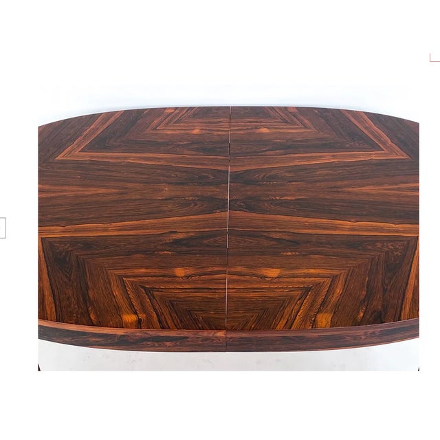 Wood Swedish Rosewood Extension Dining Table, C. 1960s For Sale - Image 7 of 11