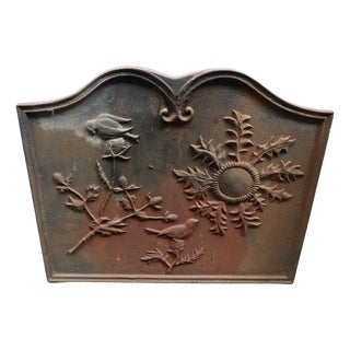 19th Century Fireplace Plaque For Sale
