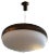 Mid-Century Italian UFO Ceiling Lamp from Stilnovo, 1950s For Sale