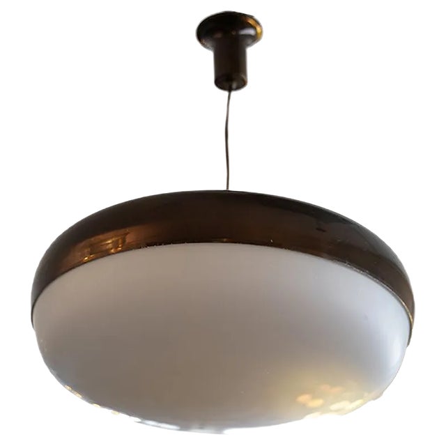 Mid-Century Modern Italian UFO Pendant Lamp from Stilnovo, 1950s For Sale