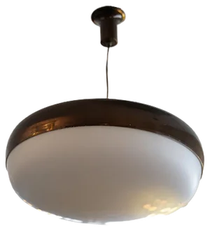 Mid-Century Modern Italian UFO Pendant Lamp from Stilnovo, 1950s