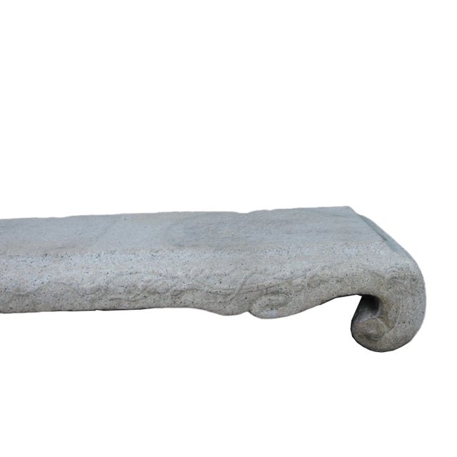 Late 19th Century Late 19th Century 93" Long Low Garden Bench or Stepper For Sale - Image 5 of 9