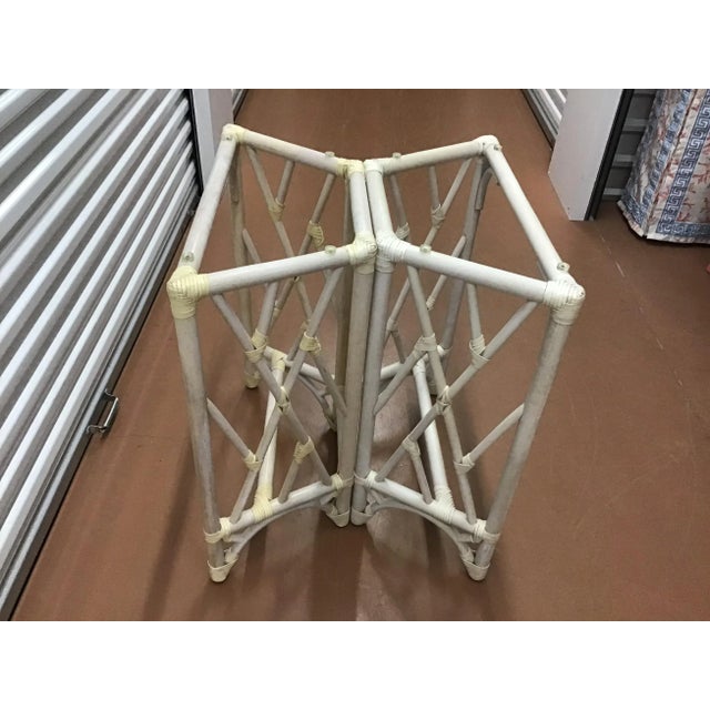 Chinoiserie Bamboo Table Base For Sale - Image 4 of 9