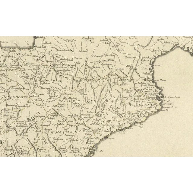 Map of Ancient Spain and Portugal Hispania, 1784 For Sale - Image 9 of 11