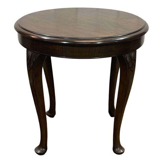 English Beech Pedestal Table, 1950s For Sale