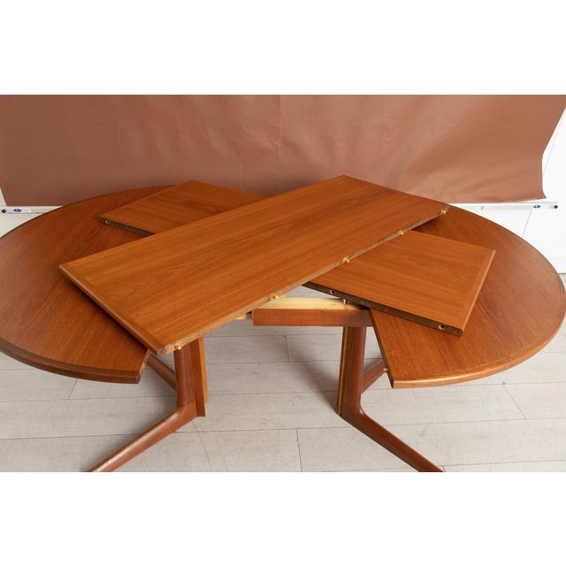 Danish Extending Dining Table in Teak from Gudme Mobelfabrik, 1960s For Sale - Image 4 of 11