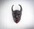 Incredible old hand-carved devil or demon mask — from an eclectic collector's estate that went up to auction in...