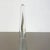 Glass Large Floral Crystal Glass Vase attributed to Flavio Poli for Art Vannes, France, 1970s For Sale - Image 7 of 18