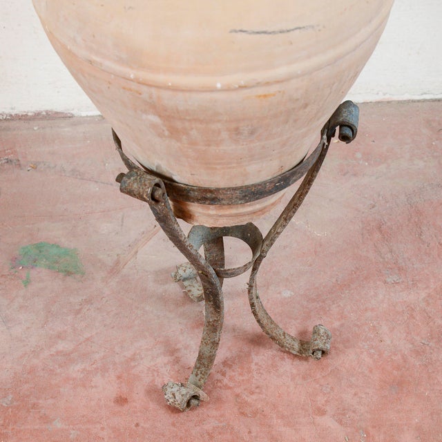 Terracotta Amphora with Base, Set of 2 For Sale - Image 12 of 17
