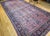Mauve Antique Oversized Persian Manchester Kashan Rug, Hand-Knotted Wool, Floral Pattern, 10x20, Burgundy & Blue For Sale - Image 8 of 18