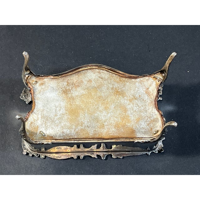 Edwardian English William Comyns Sterling Silver Desk Form Jewelry Box For Sale - Image 16 of 18