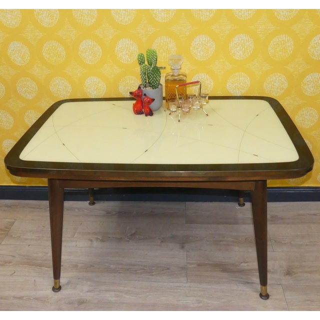 Mid-Century Modern Mufuti Table Coffee Table with Wide Extendable, 1950s For Sale - Image 3 of 11