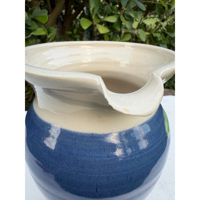 Vintage Forrester Bandon Irish Studio Pottery Apple Stoneware Pitcher For Sale - Image 10 of 10