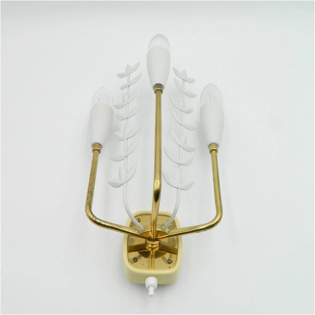 Rupert Nikoll Vintage Wall Lamp by Rupert Nikoll, 1950s For Sale - Image 4 of 9